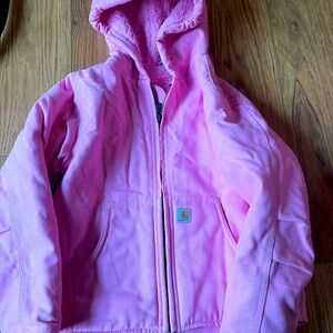 Child’s XS Pink Carhartt lined jacket.